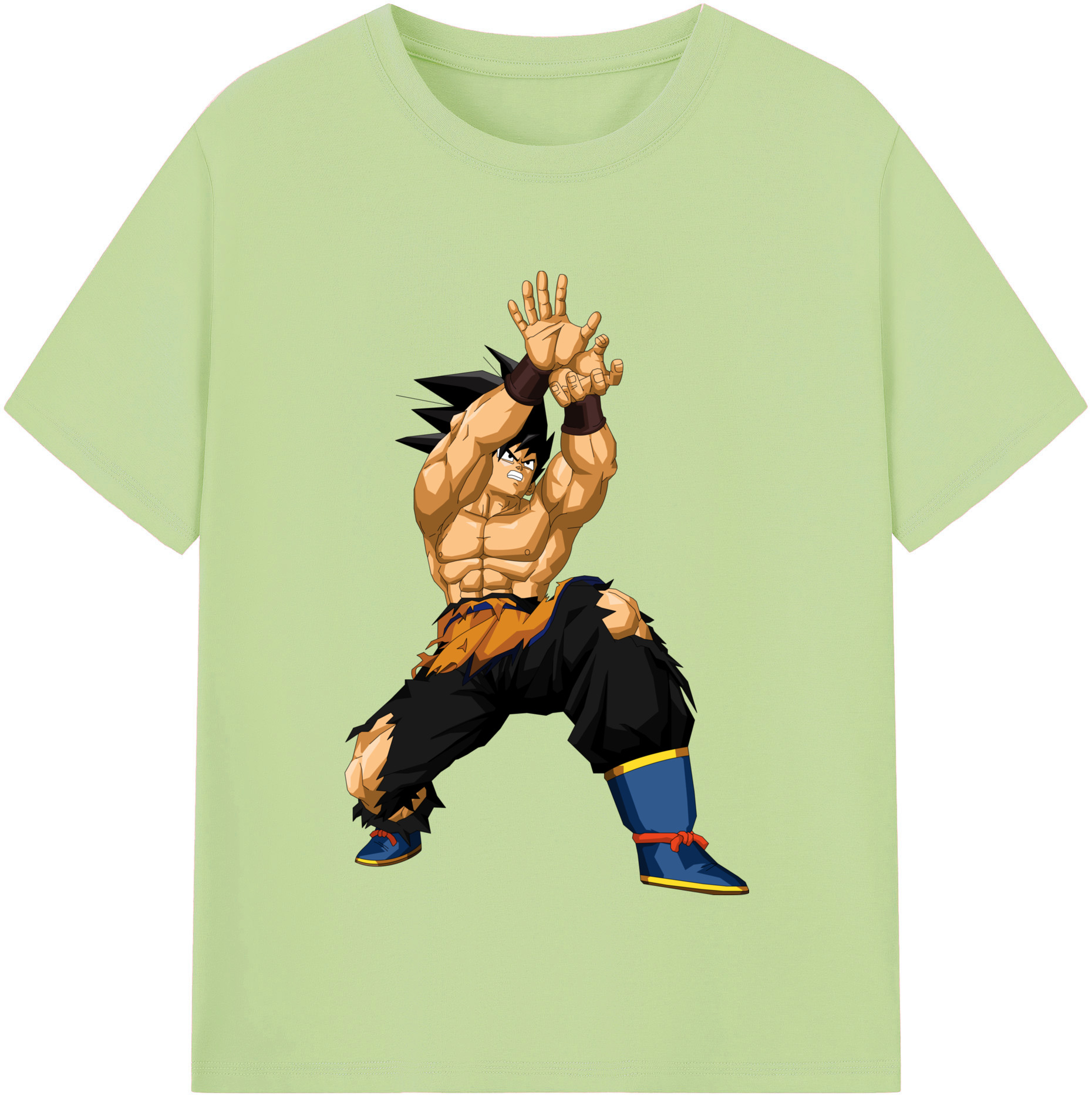 （画像用） ドラゴンボール 孫悟空（そん ごくう）Son Goku カカロット DRAGON BALL Kakarotto 綿100％半袖Tシャツ（フロントプリント）